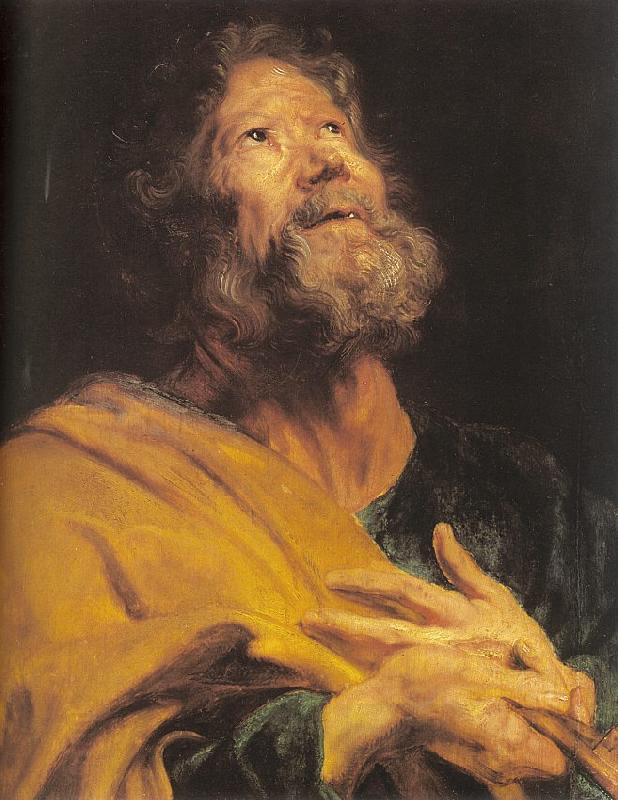 Dyck, Anthony van The Penitent Apostle Peter China oil painting art